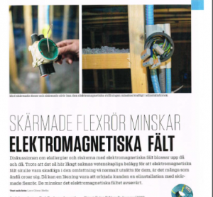 Skärmklipp-elrör